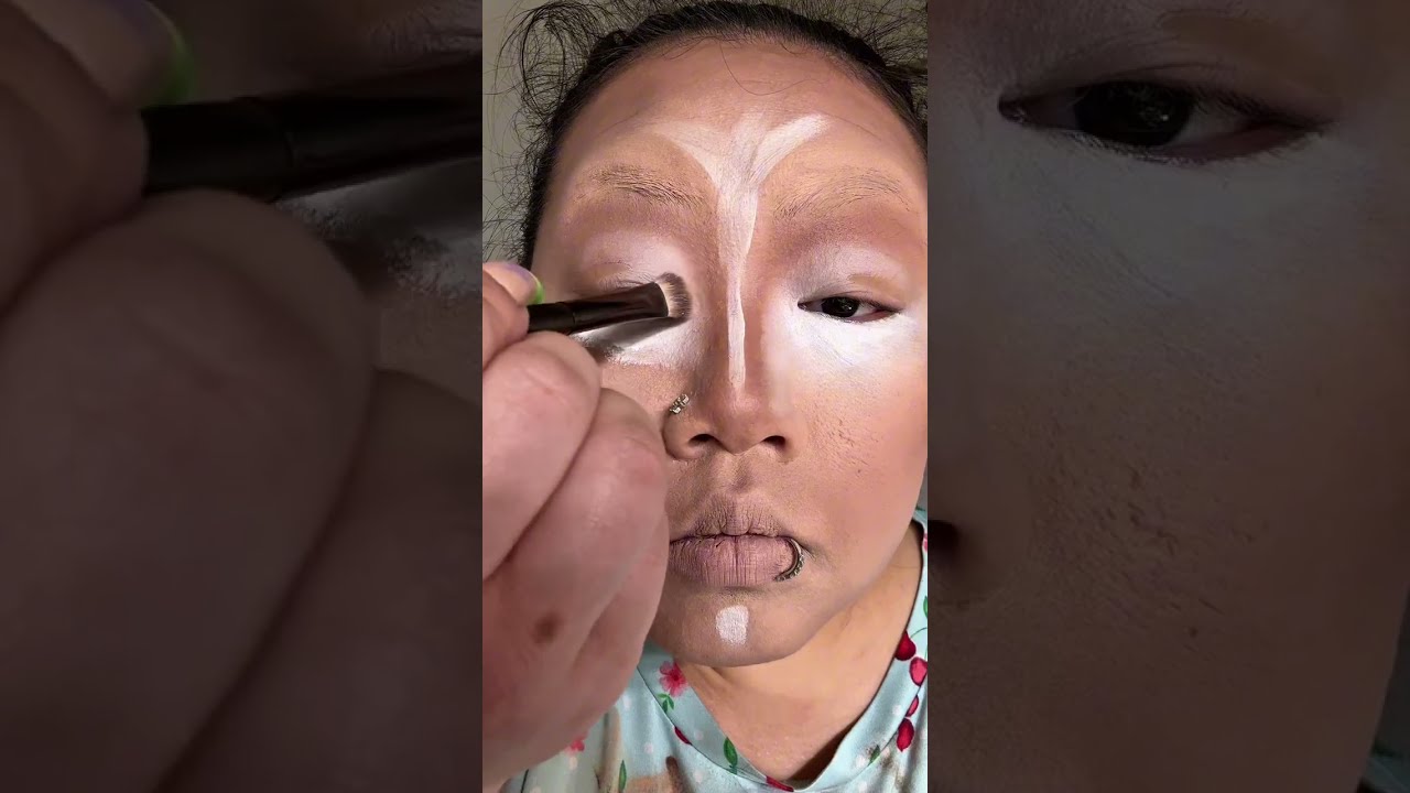 FINALLY TRYING GYARU MAKEUP