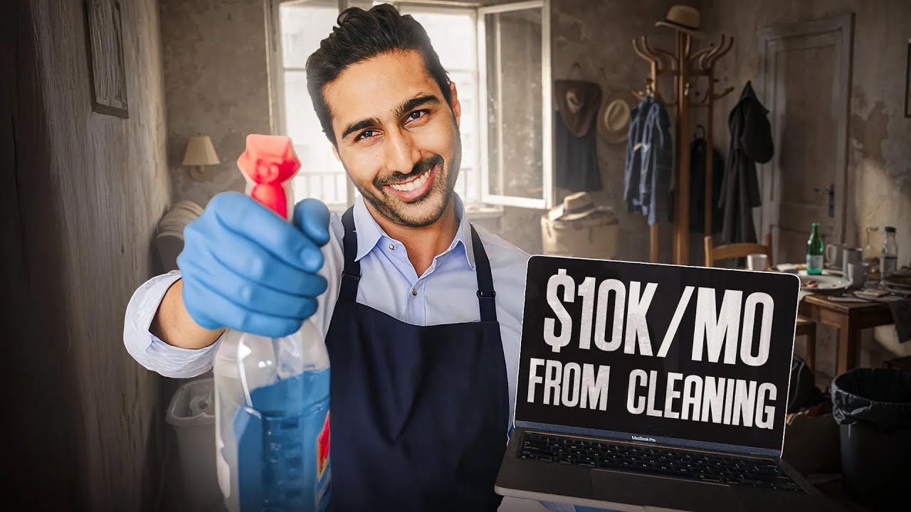 How I Built A REMOTE $125,000/mo Cleaning Business (FULL BLUEPRINT)