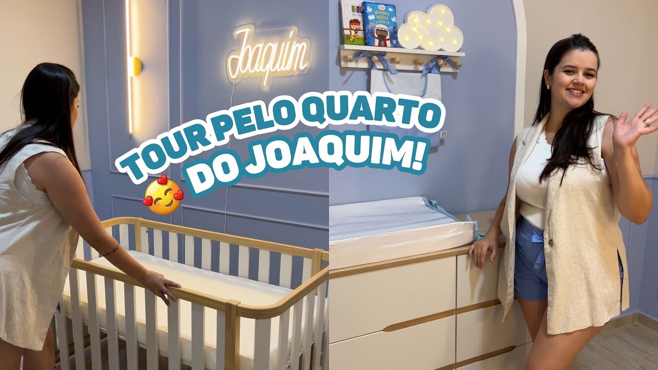 TOUR PELO QUARTO PRONTO DO MEU BEBÊ 💙