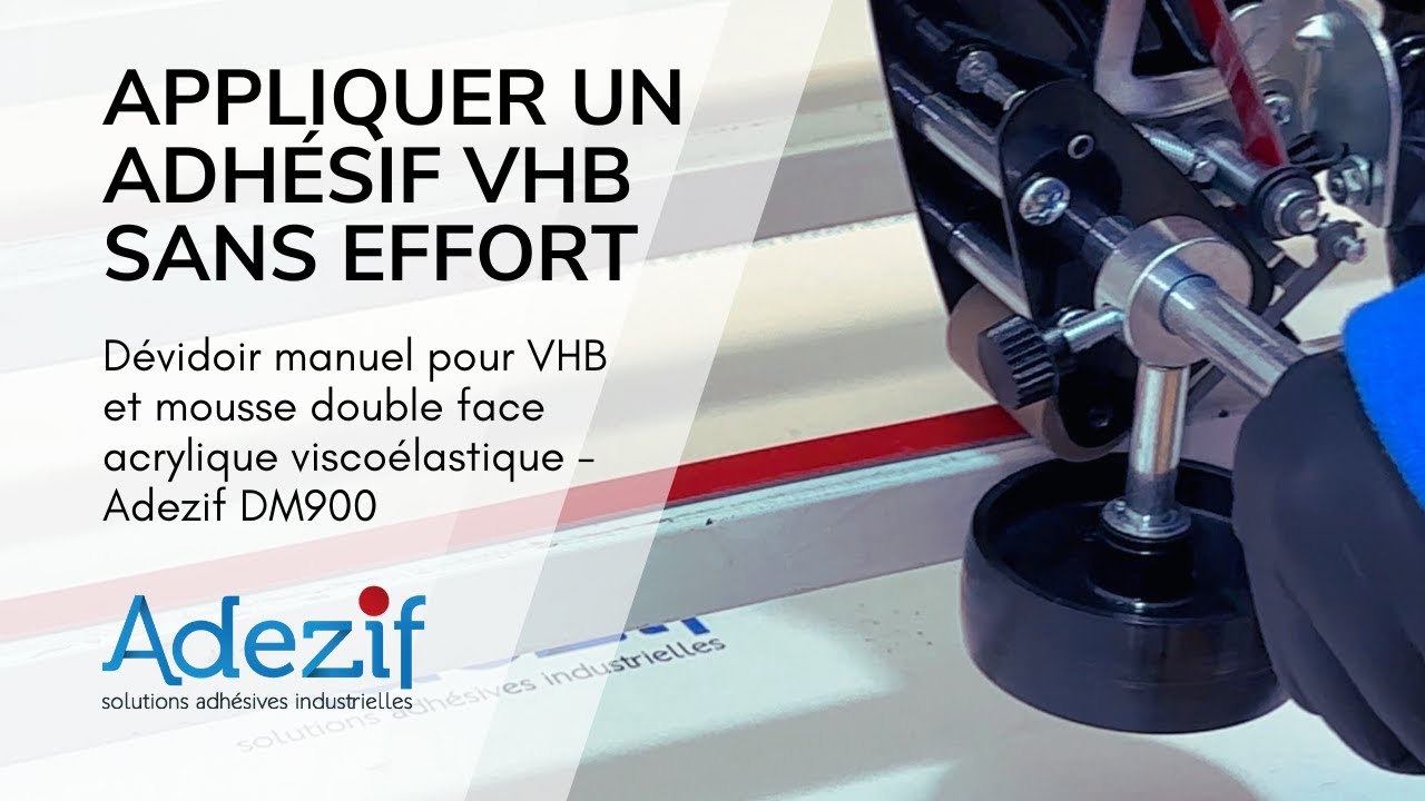 Le meilleur dévidoir pour ruban adhésif 3M VHB et mousse viscoélastique - Adezif DM900