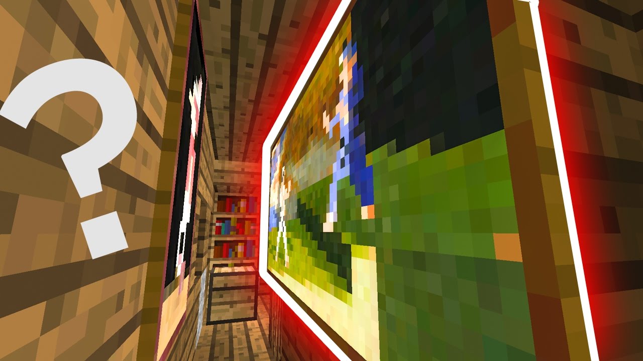 Minecraft What Happened To Paintings!? :: Building w/ BdoubleO 424