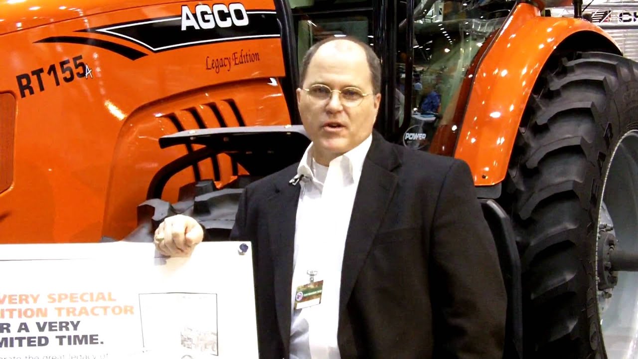 Bill Hurley on the AGCO Legacy Edition Tractors