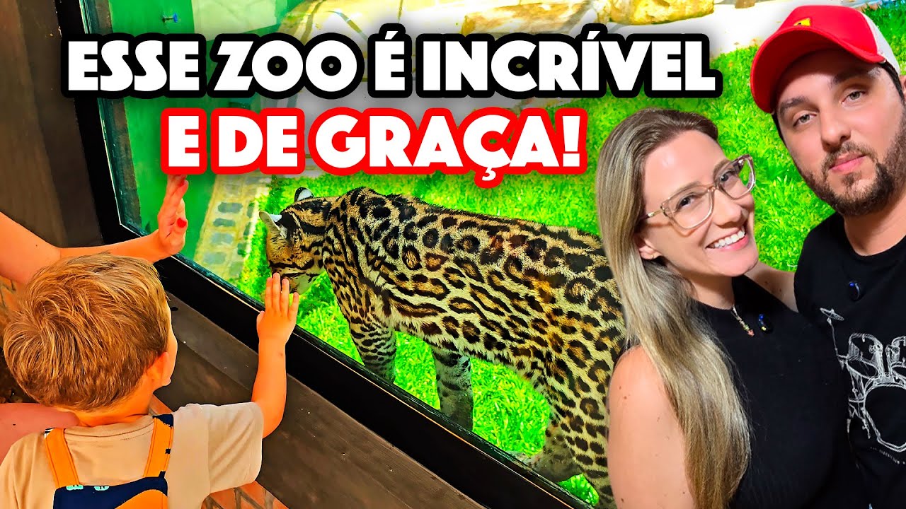 PASSEIO GRATUITO NO ZOOLÓGICO DE CURITIBA + LEÃO E JACARÉ BEM PERTO!