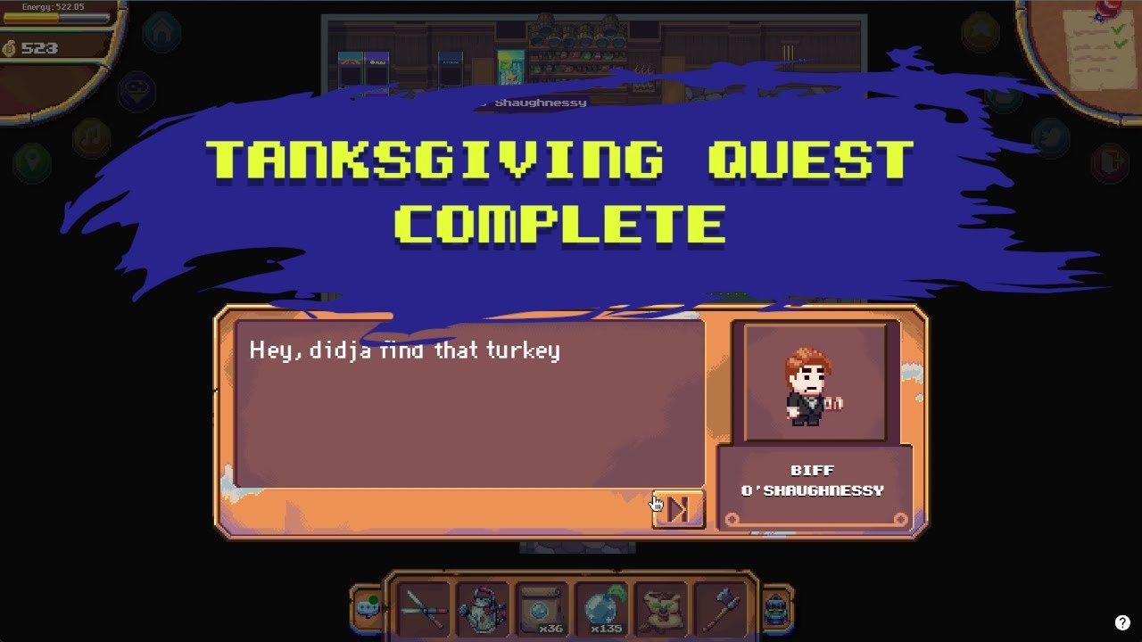 Pixels Online - Tanksgiving Quest - Chapter 1