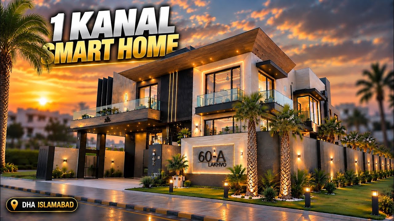 This 1 Kanal House Controls Itself?! | Smart Home, DHA Islamabad