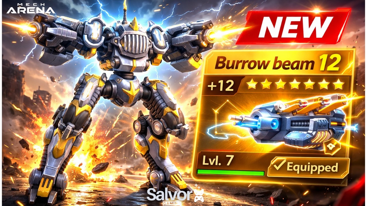 Redeemer + Burrow Beam 12 Is UNFAIR?! 😱 Stealth Melt Build | Mech Arena