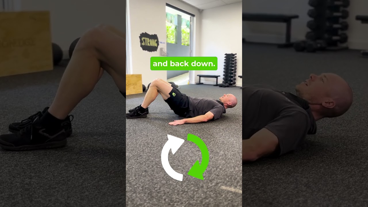 BEST Exercise for sciatica: The Glute Bridge