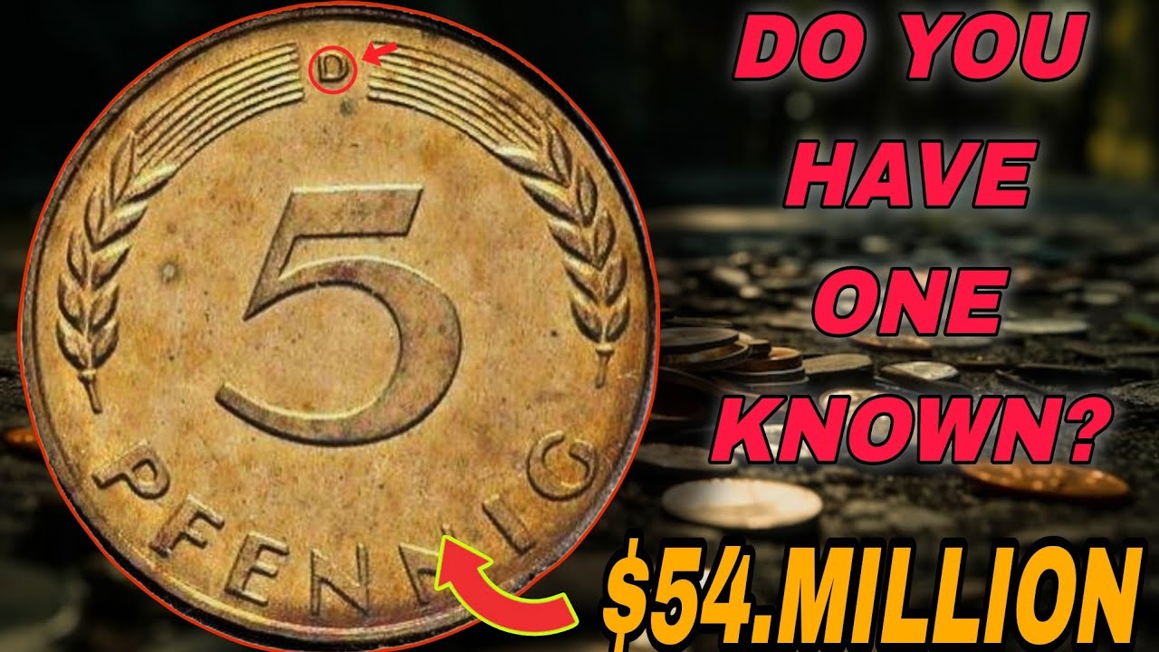 Germany 5 Pfennig Rare Coins | 1950&ndash;1995 Top Valuable Pfennig Coins Worth Big Money!