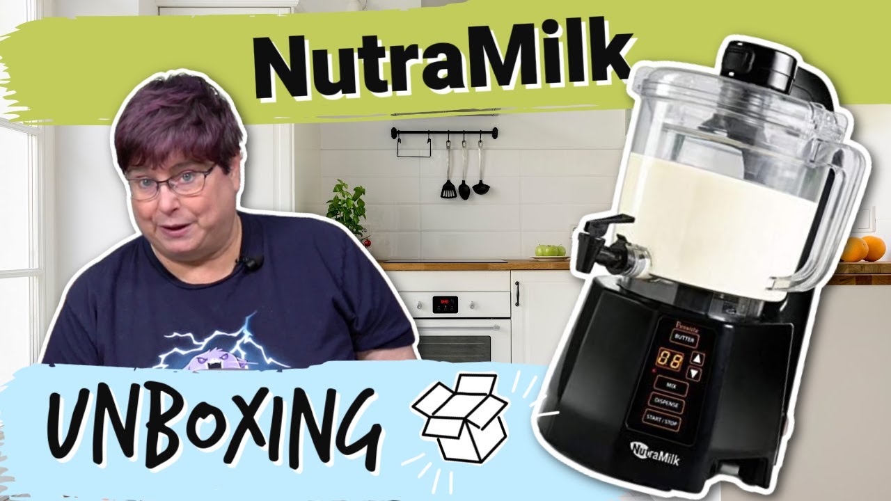 Say goodbye to store-bought nut milk forever with the Nutramilk machine – watch me unbox it live!
