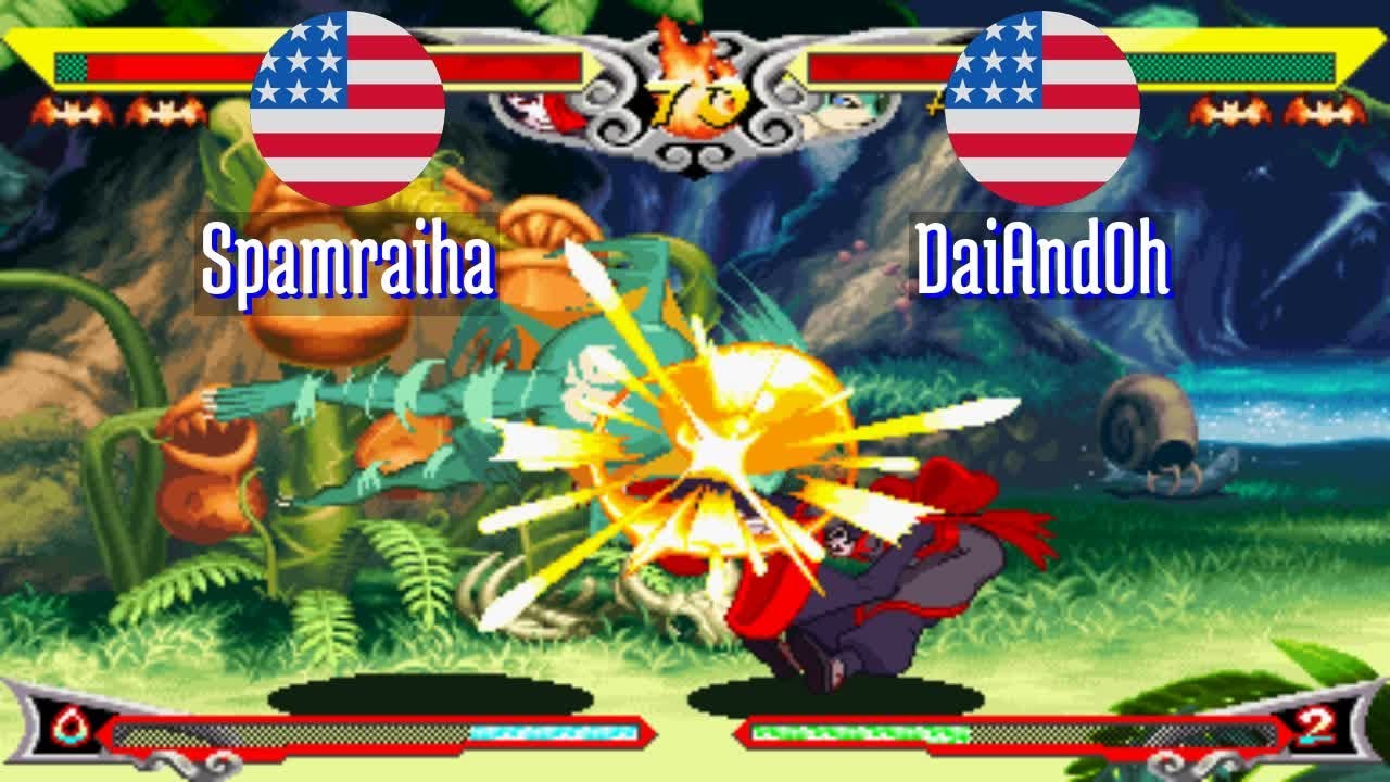 FT5 @vsavj: Spamraiha (US) vs DaiAndOh (US) [Vampire Savior vsav Fightcade] Feb 8