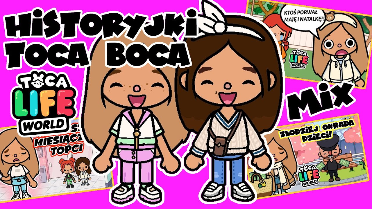TOCA BOCA HISTORYJKI PO POLSKU 🥰 MIX FILM TOCA LIFE WORLD
