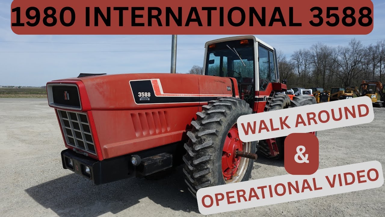 1980 International 3588 Tractor Walk Around & Operational Video     $15,900
