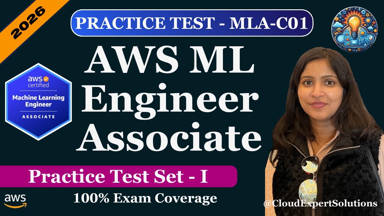 AWS Certified ML Engineer – Associate (MLA-C01) Practice Test -Set 01 | 20 Real Exam-Style Questions