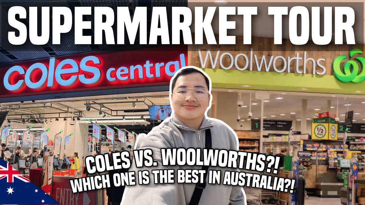 The ULTIMATE SUPERMARKET Tour: COLES vs WOOLWORTHS Battle! 🇦🇺 | Ivan de Guzman