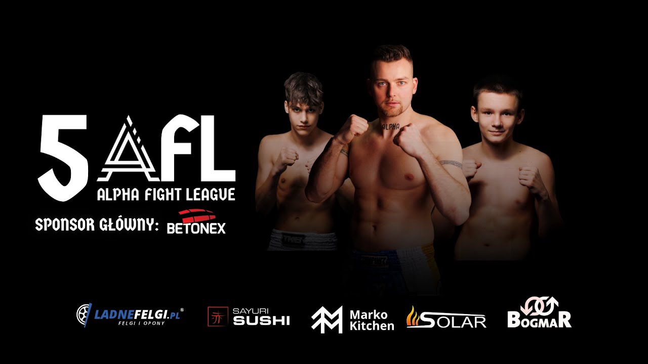 🎥 Transmisja na żywo z Alpha Fight League 5🎥