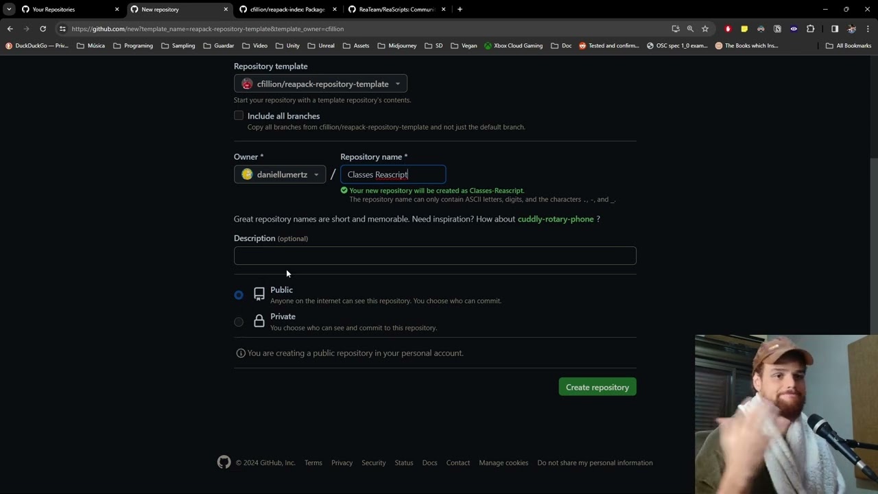 How to Reascript:  19) Uploading to Reapack, Creating a Repository