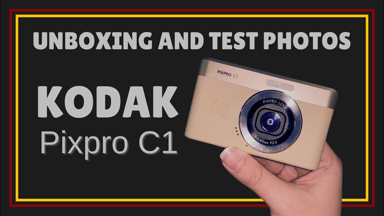 KODAK PIXPRO C1 - Unboxing and test photos