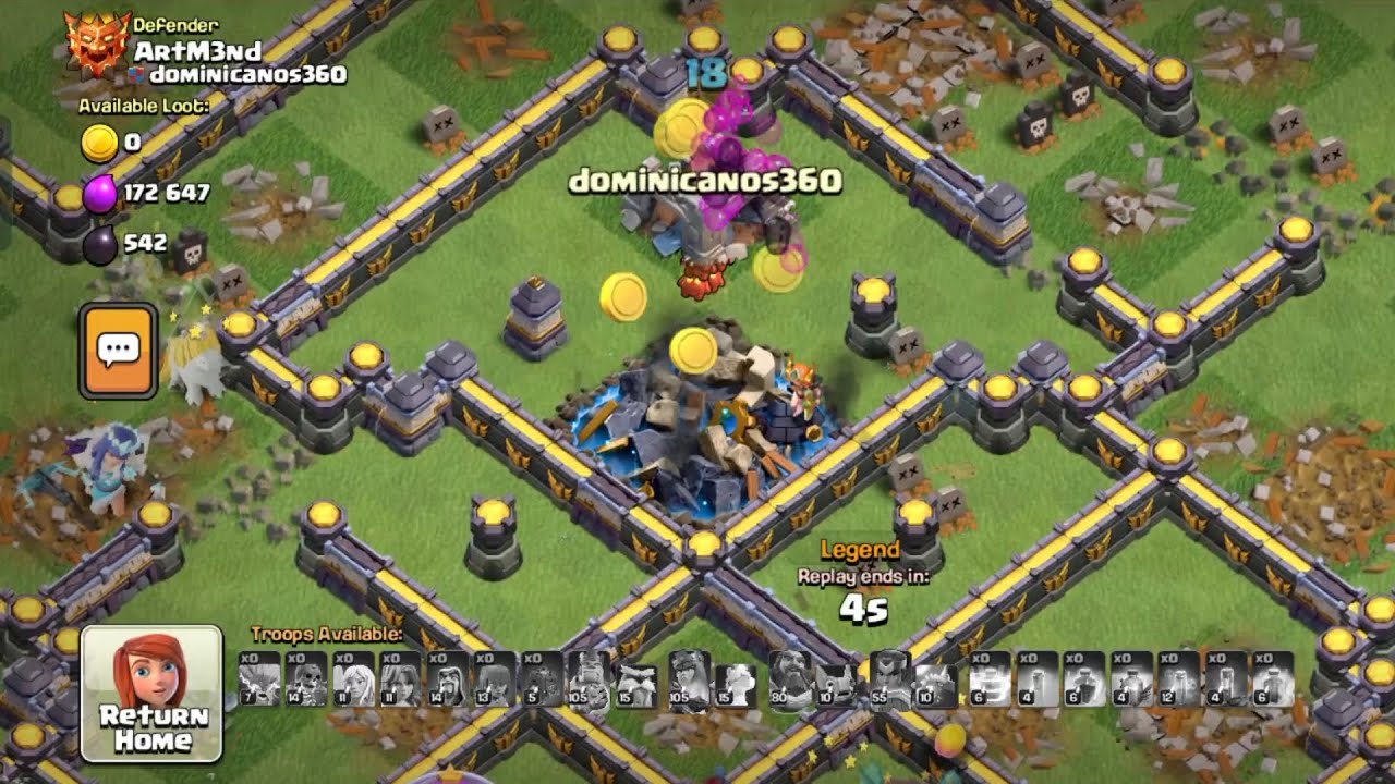 COC - It's Very Important to Save Your Cleaner Troops in the End Game! Legend League Ranked Battle!