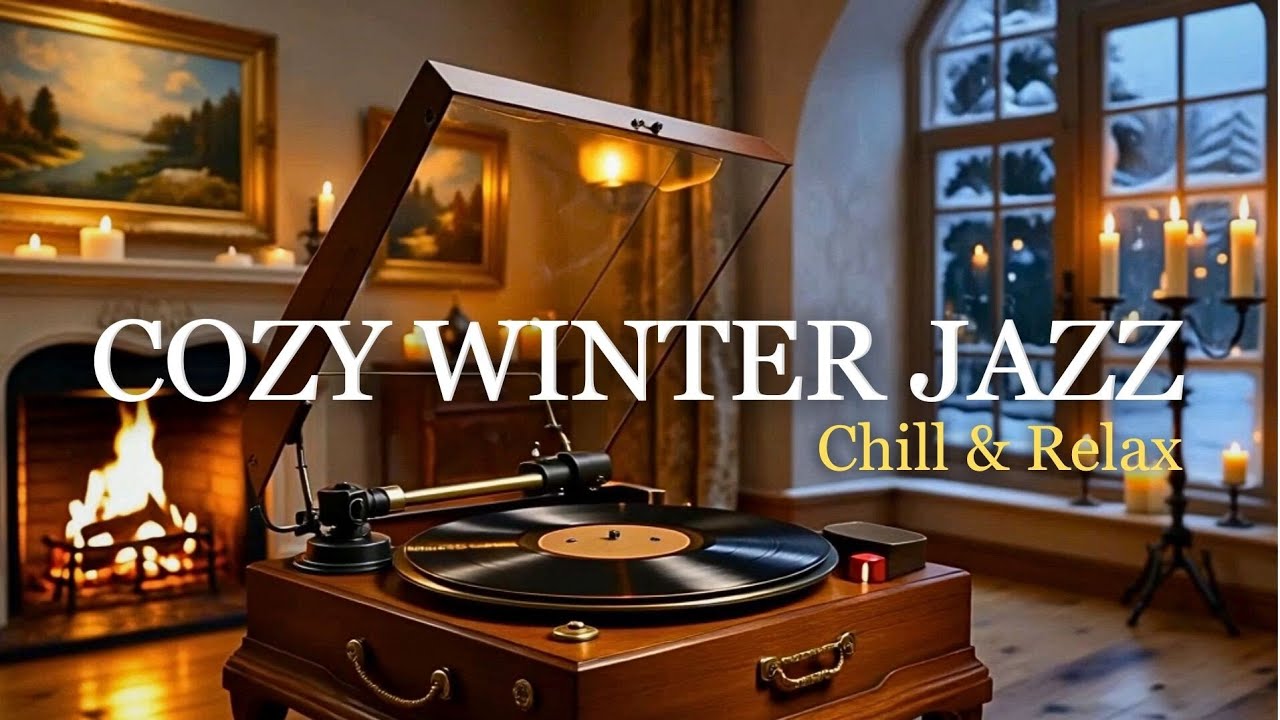 The Most Cozy Winter Jazz – Warm Fireplace Ambience and Soft Melodies for Cold Nights