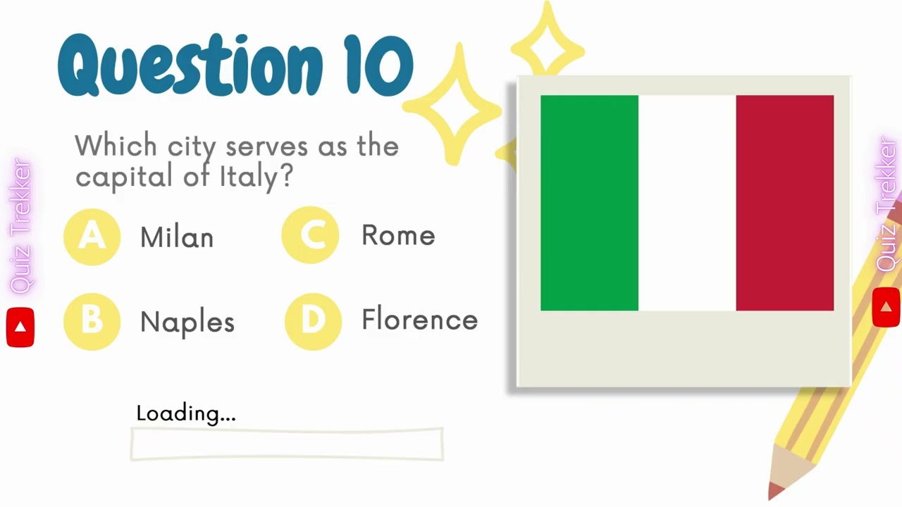 🧠 World Capitals Quiz: What&rsquo;s the Capital of Italy?