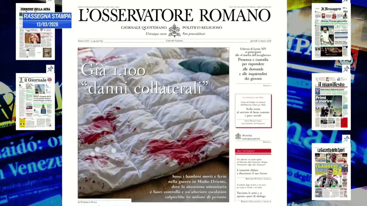 RASSEGNA NAZIONALE 13/03/26