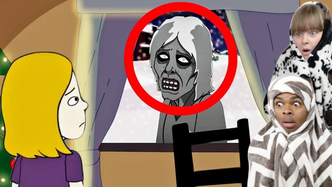 Reacting To True Story Scary Animations Part 19 ft My Girlfriend (Do Not Watch Before Bed)
