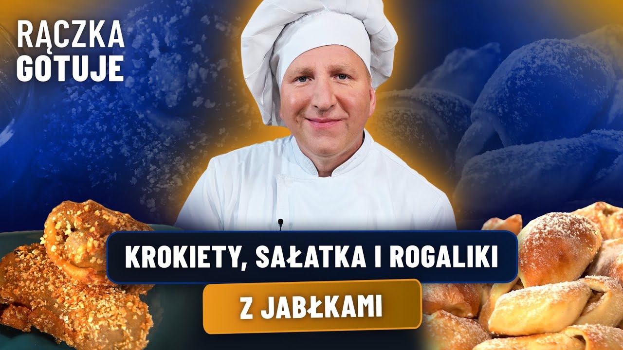 Przepisy z jabłkami NA JESIEŃ! Sałatka, krokiety, barszcz i rogaliki | RĄCZKA GOTUJE