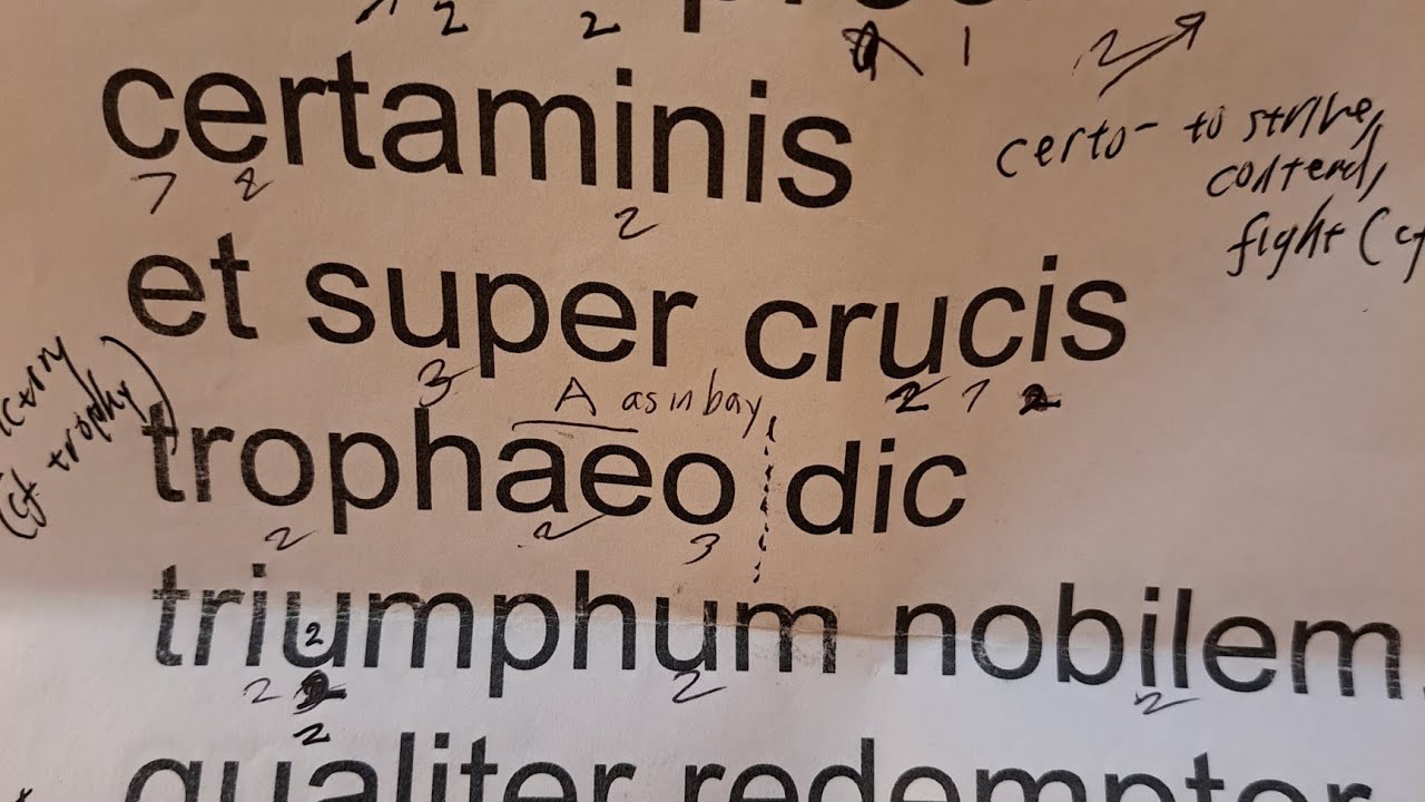 Pange lingua gloriosi proelium certaminis
