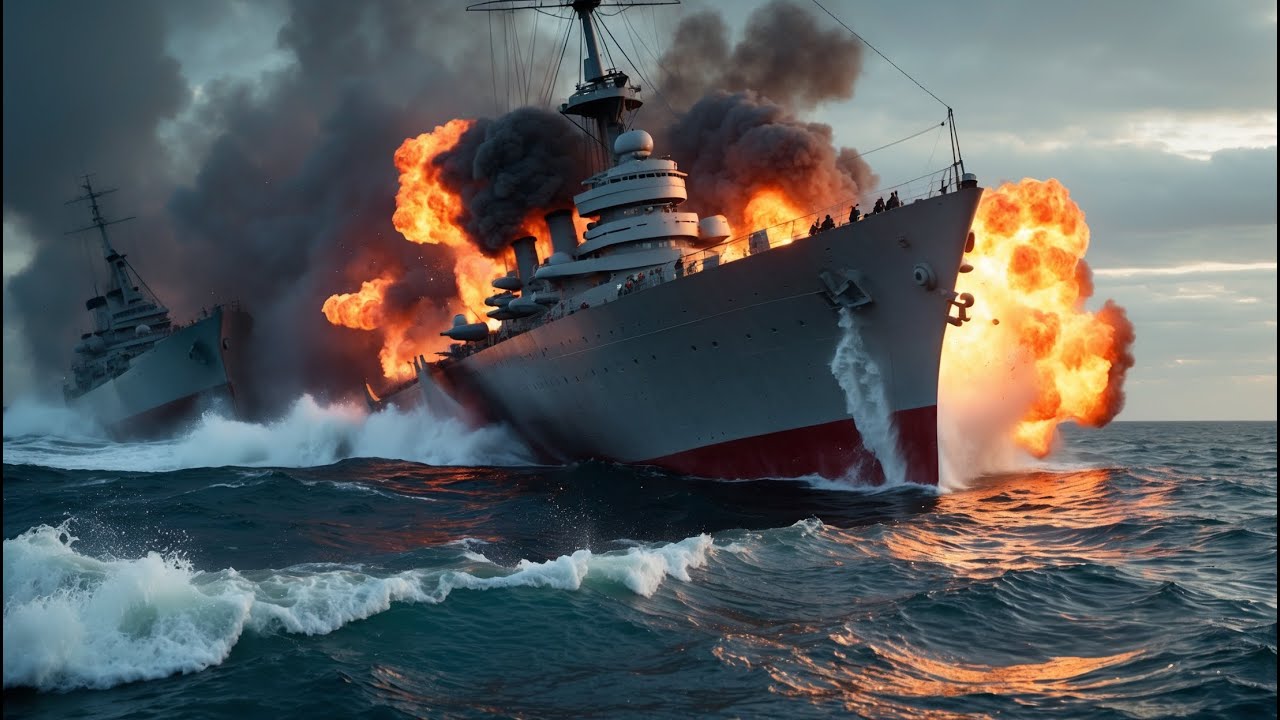 When a British Warship Rammed a German Cruiser