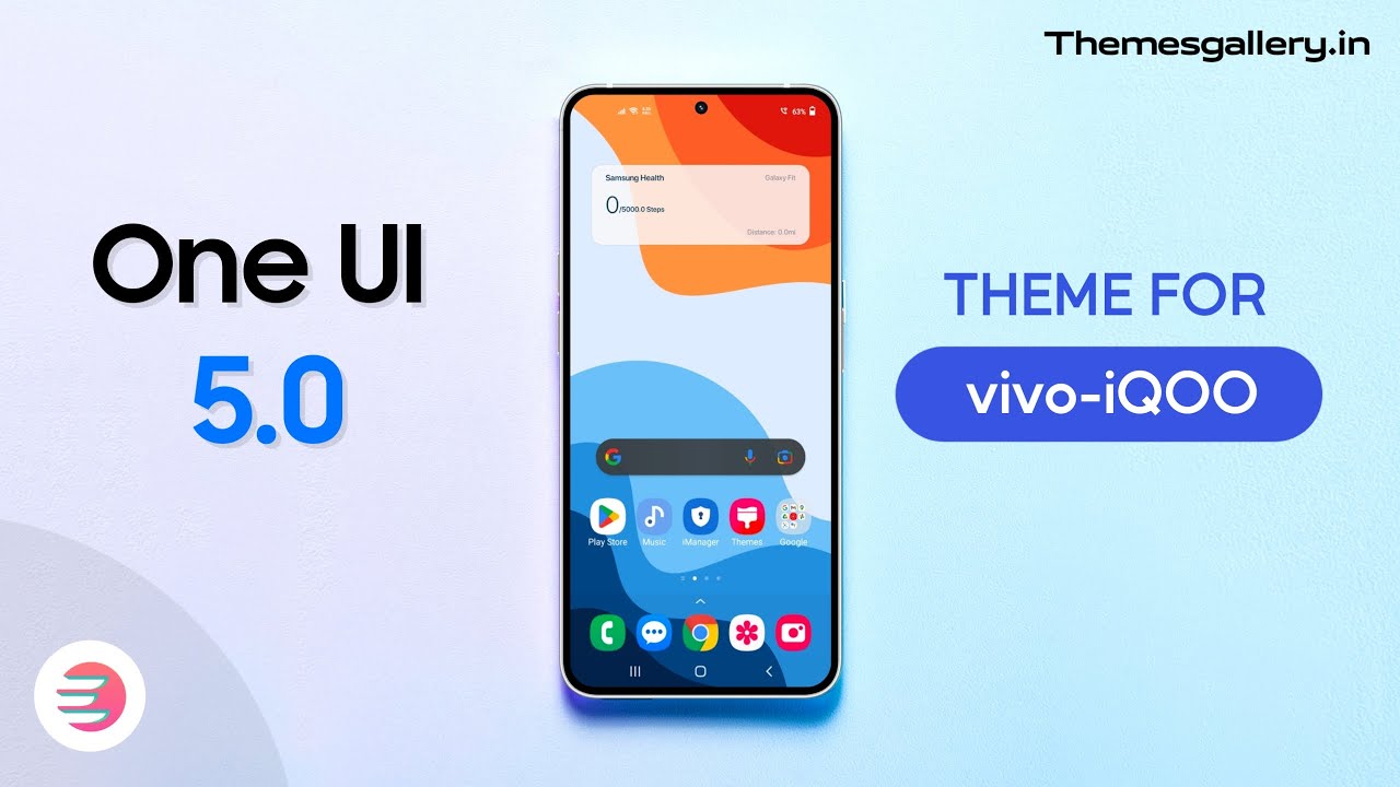 Samsung One UI 5.0 Theme for vivo & iQOO Devices