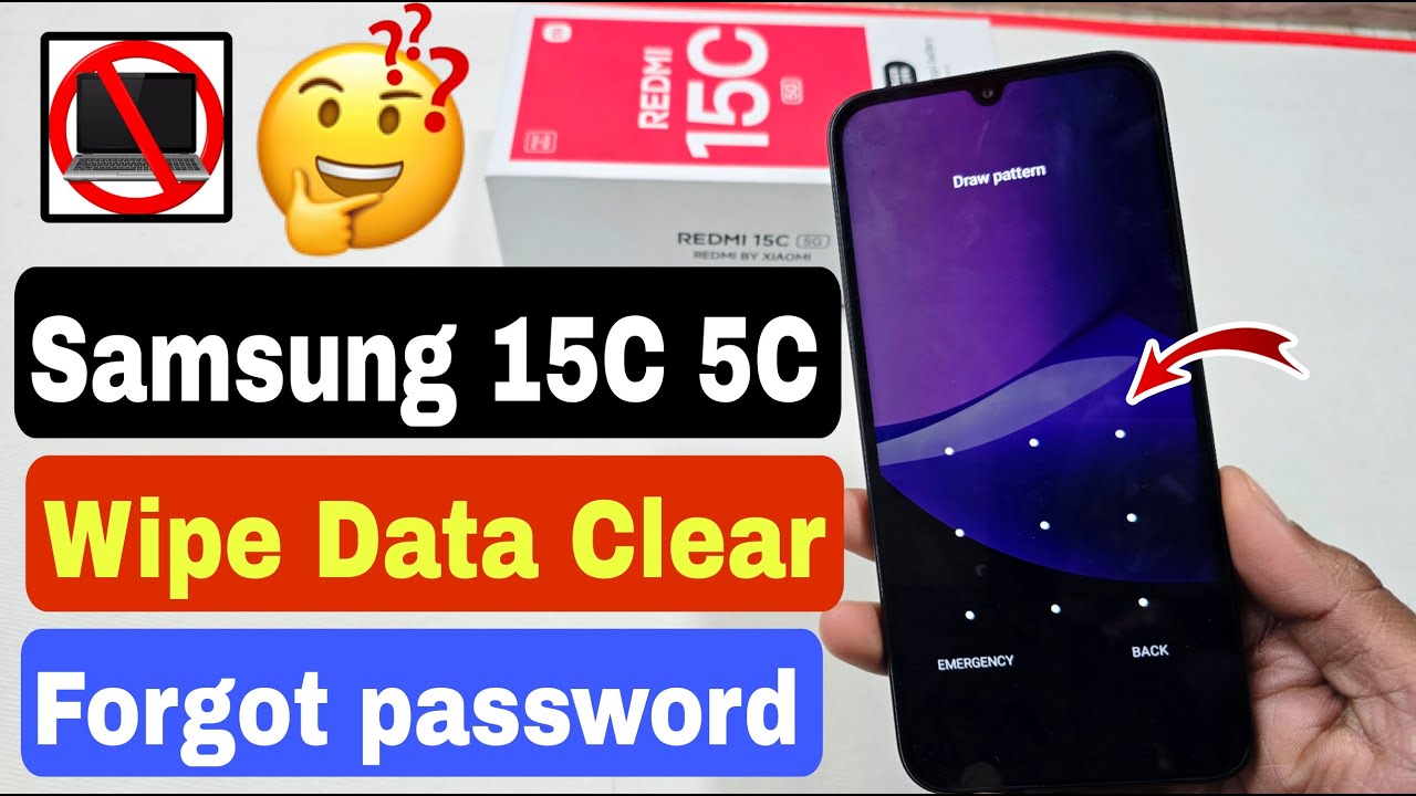 Redmi 15c 5g Lock Kaise Tode ? How To Unlock Pattern Redmi 15C 5g | Redmi 15c 5g Hard Reset