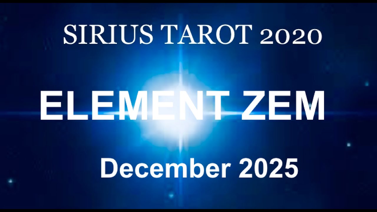 DECEMBER 2025 &ndash; Element ZEM 🌍 Uzavretie cyklov, stabilita & n&aacute;vrat do tela