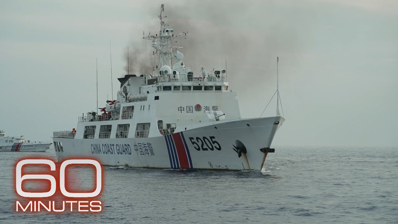 China rams Philippine ship while 60 Minutes on board; South China Sea tensions could draw U.S. in
