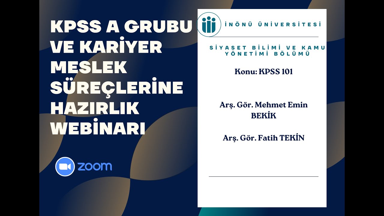 KPSS A Grubu 101 (Arş.G&ouml;r. Mehmet Emin BEKİK- Arş.G&ouml;r. Fatih TEKİN)