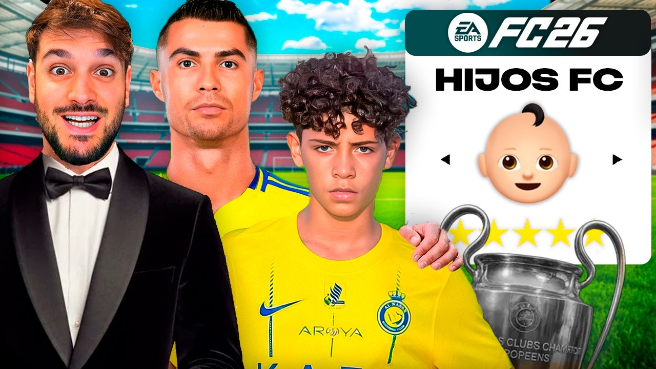 ¡Fundé un equipo con solo HIJOS de LEYENDAS del FÚTBOL!