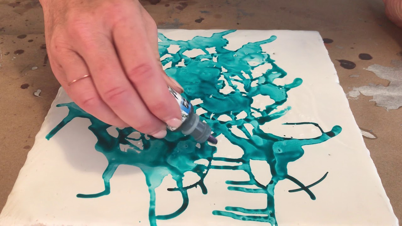 FB Live 13  Techiniques for using alcohol inks on Yupo paper and encaustic wax