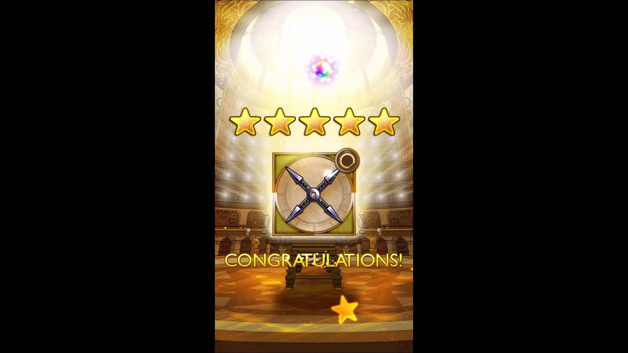[FFRK] 4-point Shuriken Rare Relic Draw - Jan. 19, 2016