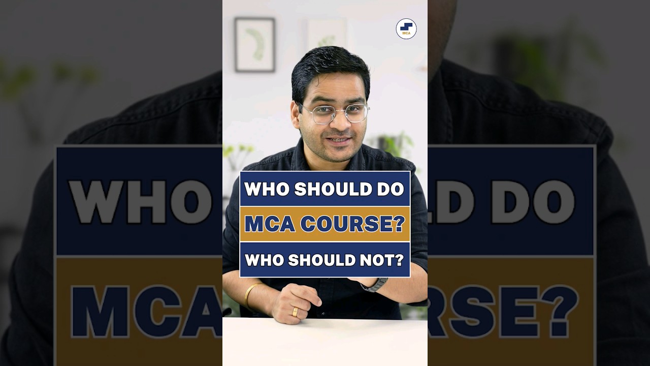 💥MCA in 2024 or Not? Is MCA Right for You? Scope of MCA! #shorts #MCA #MCAJobs #viral #youtubeshorts