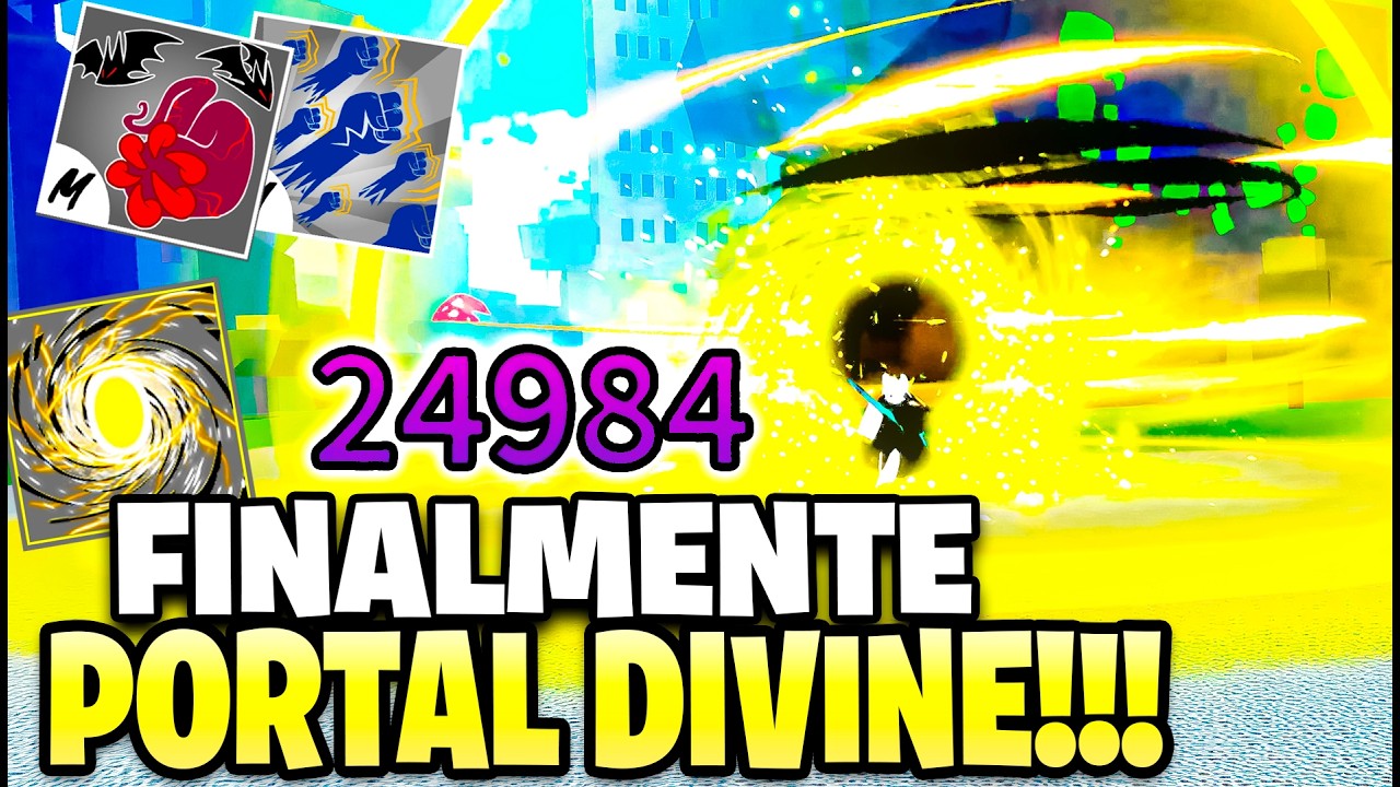 MUITO LINDA eu USEI a DIVINE PORTAL para CAÇAR no BLOX FRUITS!!!