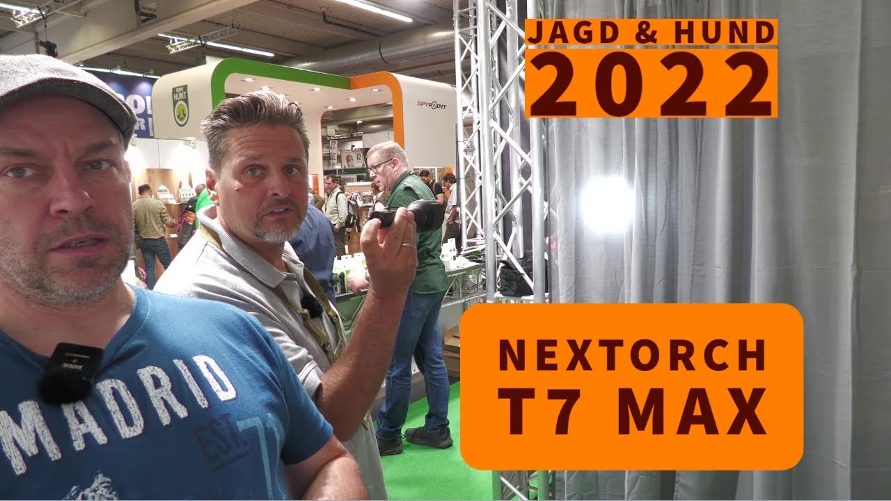 Jagd & Hund 2022: 1.100 Meter Reichweite! Die Jagdtaschenlampe NEXTORCH T7 MAX im Set