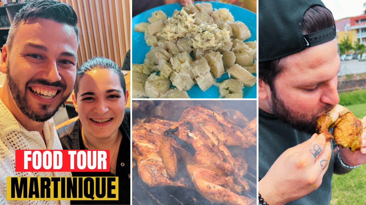 MARTINIQUE : POULET BOUCANÉ, TI-NAIN MORUE, RESTO GASTRO ! Best Food Tour ! VLOG 1541