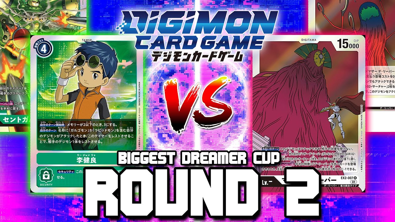 MegaGargomon VS D-Reapers!! | Digimon Card Game: Biggest Dreamer Cup (ROUND 2)