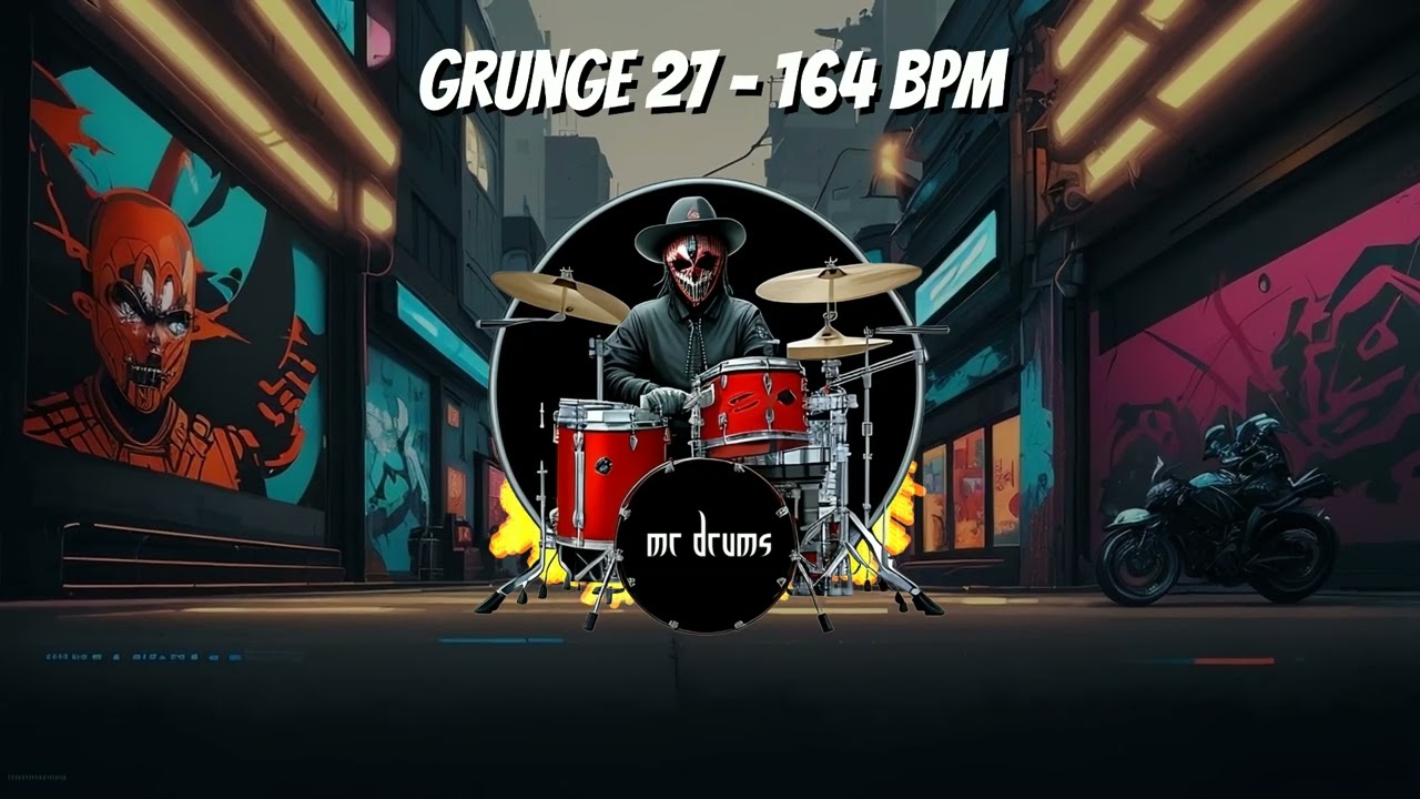 Grunge Drumtrack - Nirvana Style - 164 BPM