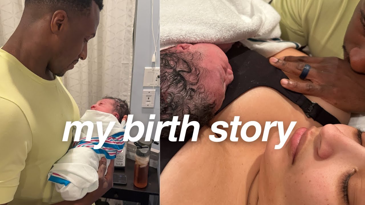 my SUPERNATURAL positive unmedicated birth story + tips | lovemichelleana