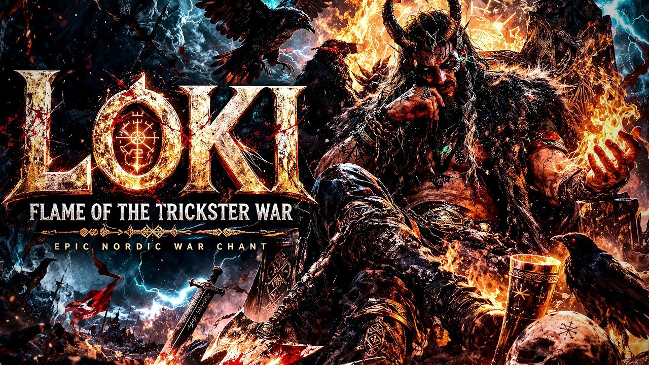 Aurora of Asgard – LOKI | Flame of the Trickster War | Epic Viking War Chant (Official Music Video)