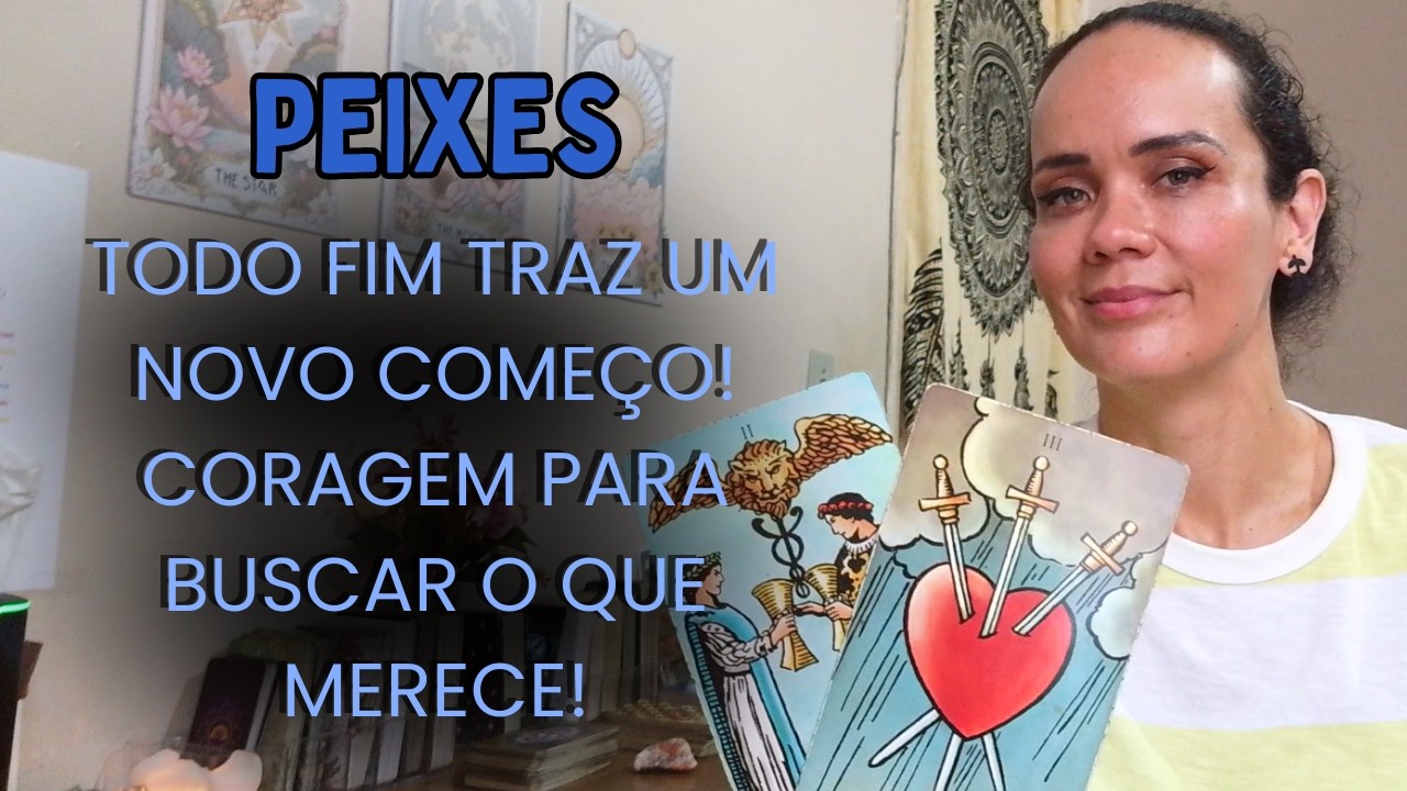 ♓TARÔ PEIXES♓💕O AMOR PRECISA FAZER SENTIDO! CORAGEM NÃO TE FALTA!💘