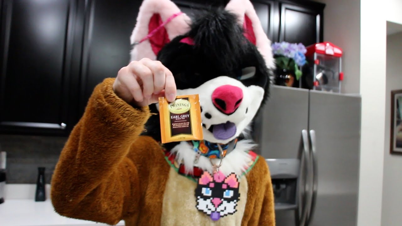 Tea time with Kona!