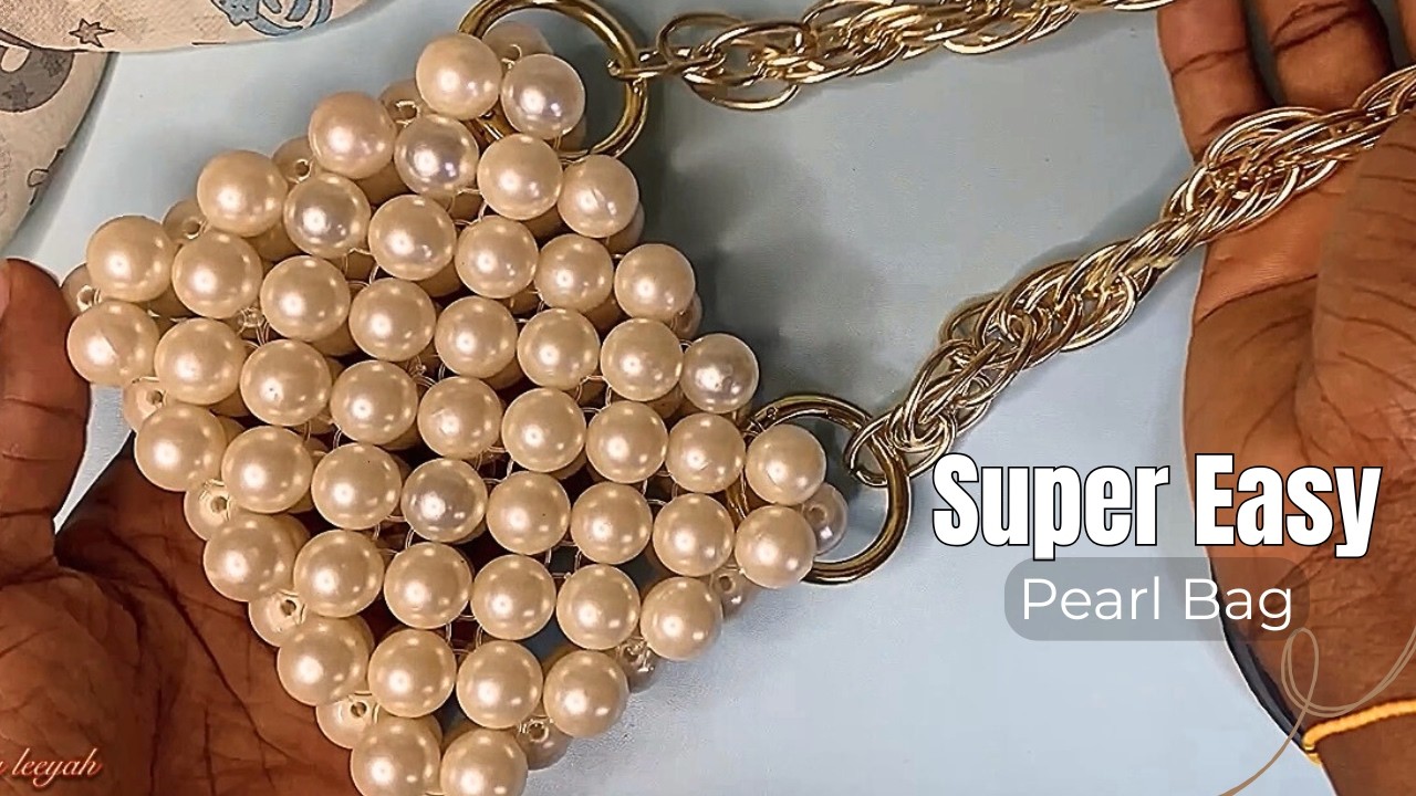 Beaded Bag Tutorial for Beginners | Easy Minimal Pearl Design (Step-by-Step)