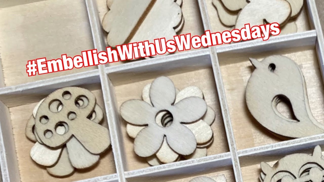 Painted Dollar Tree Wood Icons - #embellishwithuswednesdays (10/12/2022)