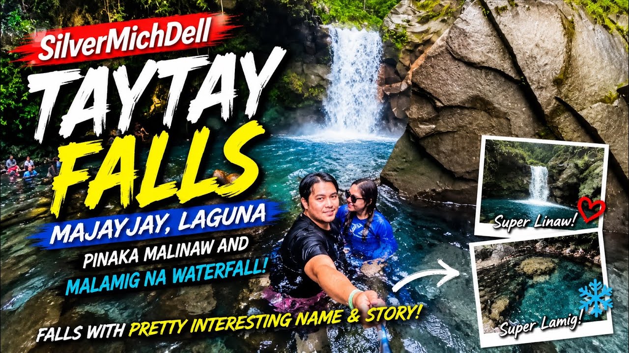 TAYTAY FALLS MAJAYJAY LAGUNA (Pinaka malinaw and malamig na waterfalls)#TaytayFalls #TravelPH#rides 